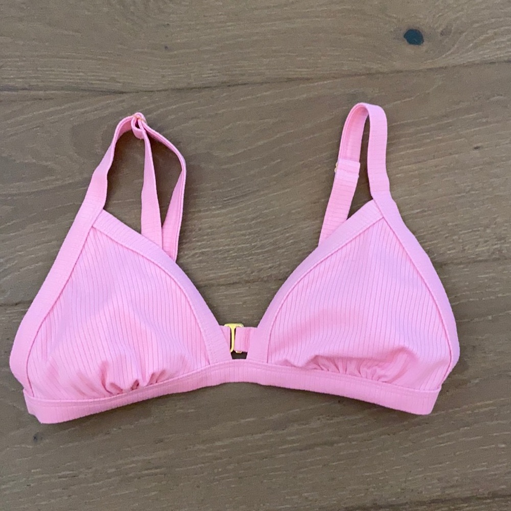 SIZE LARGE PINK TARGET BIKINI TOP